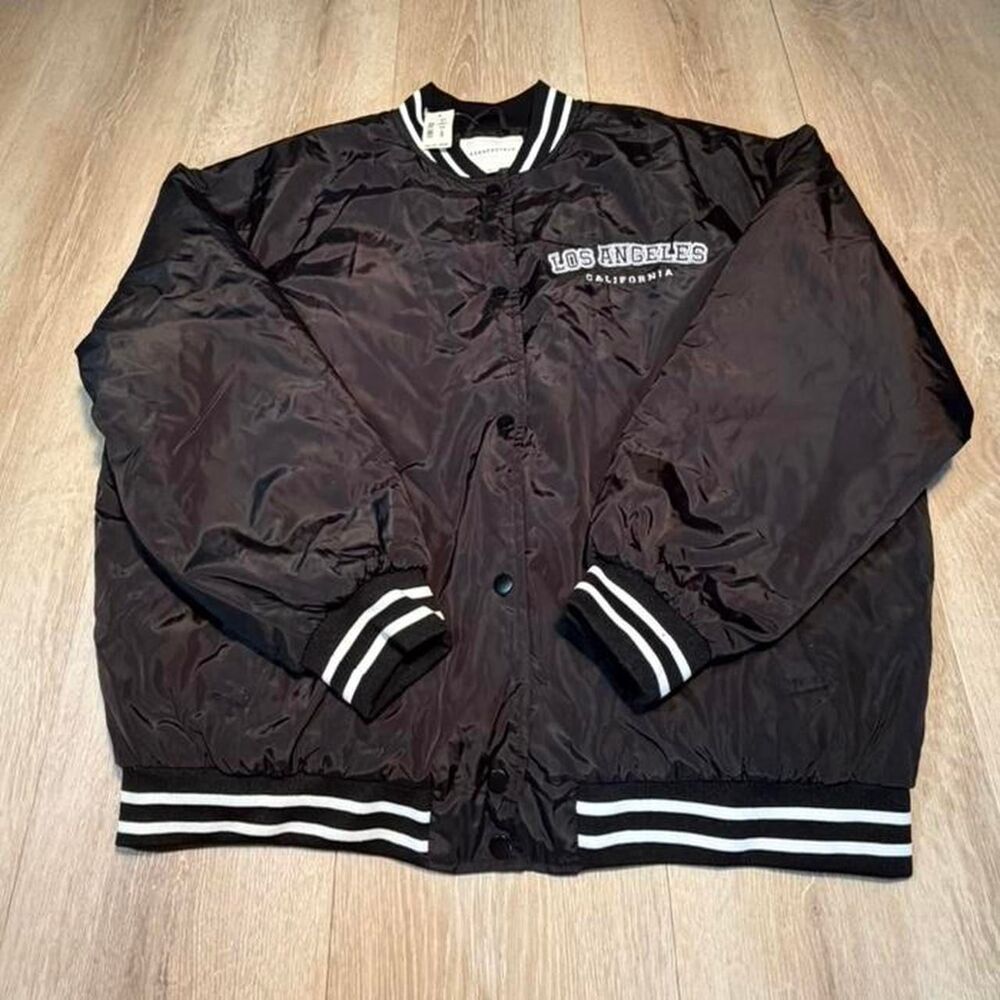 Aeropostale Men's Black and Brown Jacket